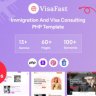 Visafast – Immigration and Visa Consulting PHP Template
