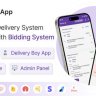 MightyDelivery – Delivery App – On Demand Delivery System Flutter App with Bidding System | Courier