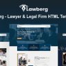 Lawberg – Lawyer & Legal Firm HTML Template Kit