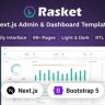 Rasket – Next.js 16 Admin Dashboard Template