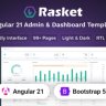 Rasket – Angular 21 Admin Dashboard Template