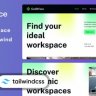CoOffice – Coworking Space Website React 19 & Tailwind CSS 4 Template