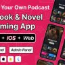 DTPocketFM – Flutter Podcast, Audiobook, Novel & Threads App (Android, iOS, Web) + Admin Panel