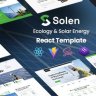 Solen – Ecology & Solar Energy React Template