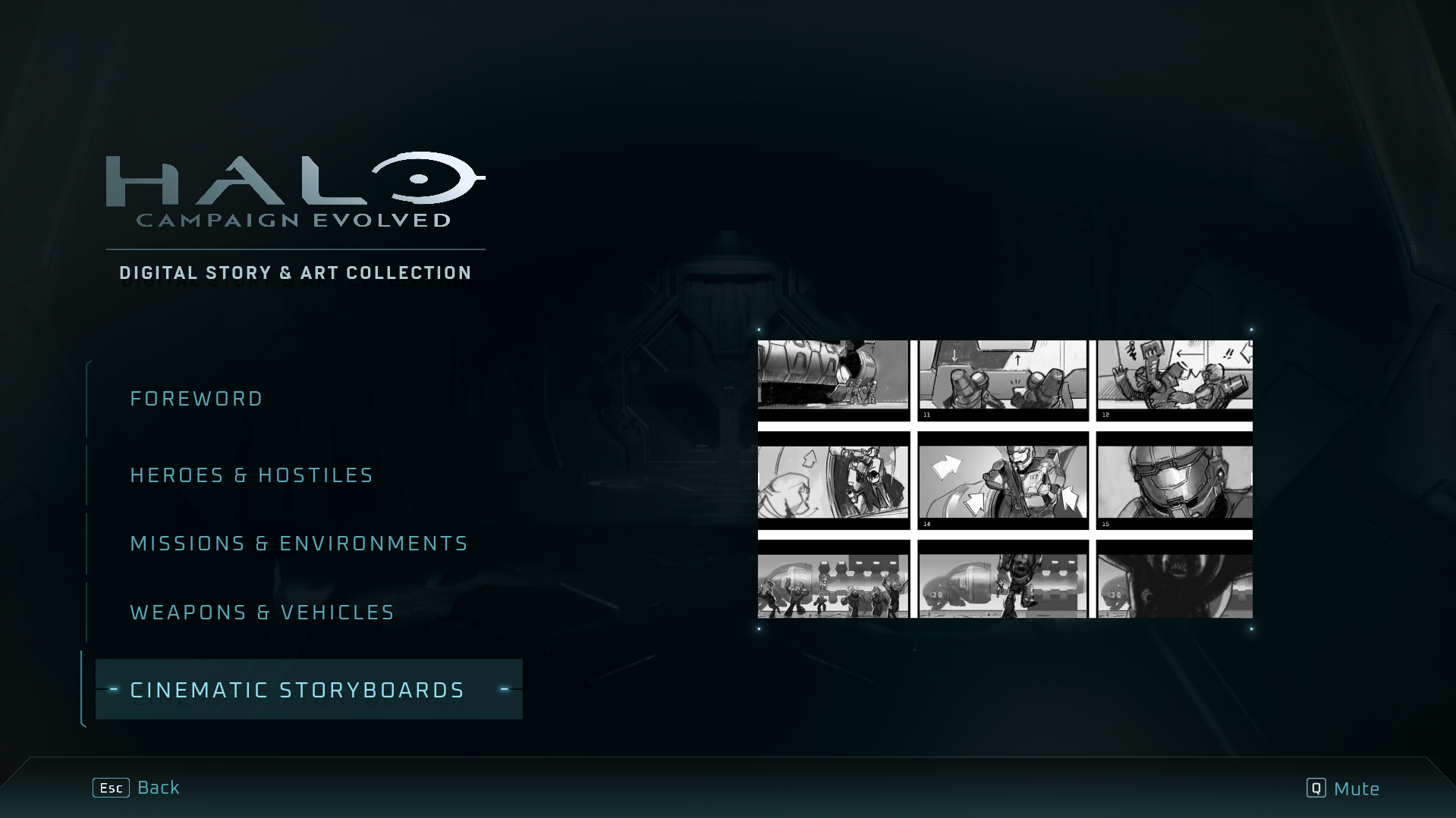 Screenshot from the Halo: Campaign Evolved art book